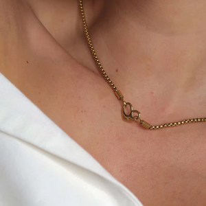 WZSN150批发意义情人节礼物项链女妈妈情人心信316L不锈钢 - Product Image 5