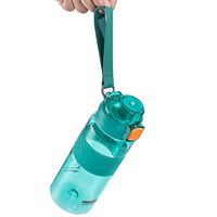 Botella de Agua Deportiva de Plástico Ecológica de 32 oz, No Tóxica, Libre de BPA, Tapa Antiderrames con Sistema de Apertura con un Clic