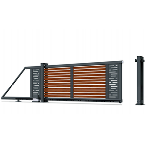 Clôture de jardin Aluminium Entrée Portail automatique rétractable Villa Cour <span class=keywords><strong>Portails</strong></span> <span class=keywords><strong>coulissants</strong></span> électriques pour la maison - Product Image 2