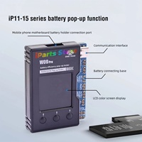 IPARTS OSS W09 Pro V3 Testeur de Durée de Vie de la Batterie avec Pop-up pour iPhone 11-15PM, Outil de Détection et de Modification de l'Efficacité de la Batterie, et de Santé du Cycle à 100%