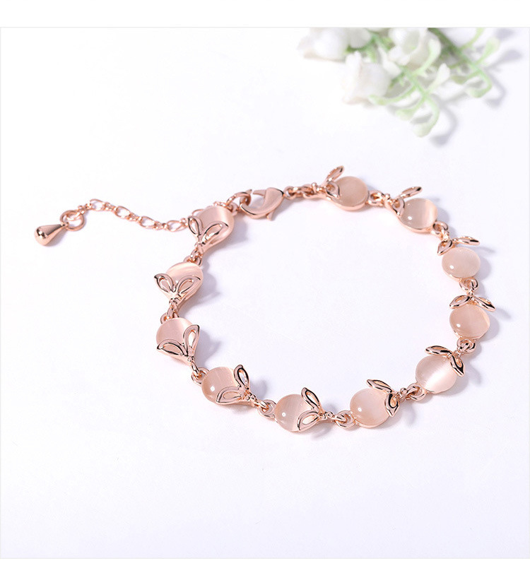 Rose gold white