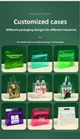 Sacs fourre-tout de luxe HM052 en PVC avec fermeture éclair, colorés sur mesure, pochettes cosmétiques, trousses à crayons, rangements de mode – Stock disponible