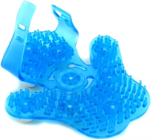 背中の体の脚と足の使用のための回転ローラーパーム型フィットネスマッサージャーを備えたセルライトスムージングマッサージミット - Product Image 5