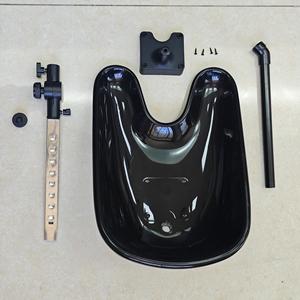 <span class=keywords><strong>Bac</strong></span> à shampoing en plastique noir pour chaise de barbier, plateau de <span class=keywords><strong>lavage</strong></span> de cheveux, équipement de salon, outils de coiffeur - Product Image 3