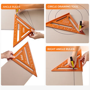 Hot Sale Langlebige Aluminium legierung Holz bearbeitung rechtwinkliges Lineal für Holz arbeits diagramm - Product Image 3