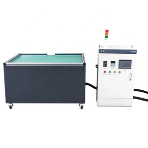 Machine de polissage magnétique industrielle haute fréquence P1000M, moteur 4 kW, ébavurage de surface en acier inoxydable, CE ISO9001 - Product Image 1