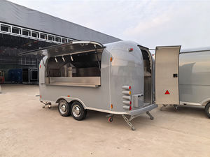 Camion de restauration mobile de style nouveau en acier inoxydable épaissi pour le petit-déjeuner en camping, la vente de crème glacée, le marché nocturne et les barbecues - Product Image 2