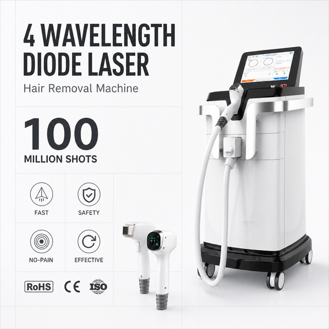 Diode Laser Hair Removal Machine 808nm 1000W Ice Point Cooling Permanent Painless Professional Clinic Beauty Use
