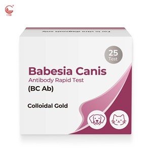Kit de test rapide vétérinaire Babesia Canis Ab pour la détection des maladies transmises par les tiques chez le chien, test d'anticorps de la babésiose canine sur sang/sérum/plasma, carte de test en 10 minutes - Product Image 5