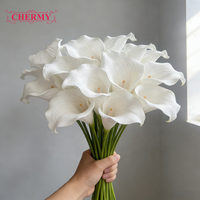 Dalian Chermy TH753 Vente en gros de fleurs artificielles Calla Lily à toucher doux pour la décoration de la maison, des hôtels, des tables à manger et des mariages