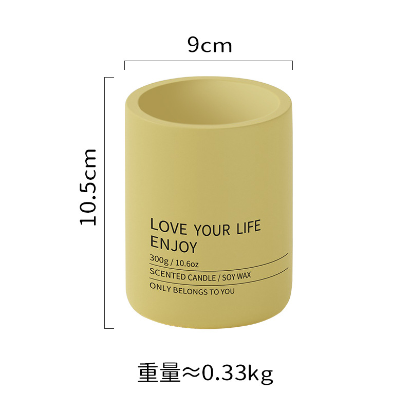 Pot de fleur Ak209 jaune citron 9105 sans trous