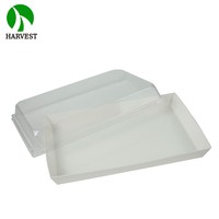 7x5 Zoll 8x5 Zoll Schwarze Kraft-Verpackungsbox aus Papier mit Transparentem Deckel