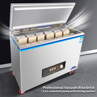 Machine de mise sous vide industrielle commerciale CE de grande capacité pour la viande, les fruits de mer, le poisson et le riz, de haute qualité, automatique et longue portée