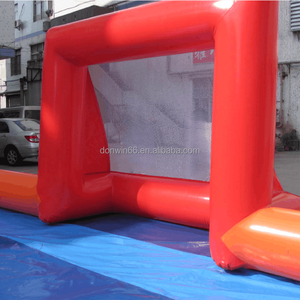 Gran oferta, campo de fútbol jabonoso inflable listo para enviar, juego de deporte al aire libre inflable, campo de baloncesto de fútbol inflable - Product Image 6