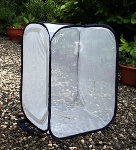 Böcek yetiştiriciliği için fermuar kapatma ile toptan katı desen örgü sürüngen ekran kafes - Product Image 2