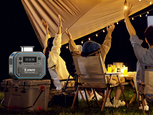 Портативная электростанция SAMAS 2400W 2048 Вт·ч, ИБП, портативный генератор, солнечный аккумулятор - Product Image 3