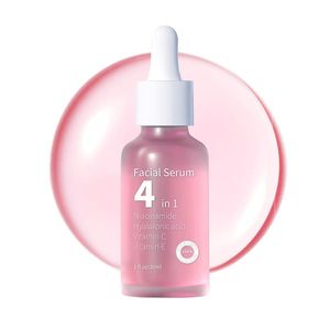 Sérum facial 4 en <span class=keywords><strong>1</strong></span> éclaircissant anti-âge avec 30% de vitamine C, 5% de niacinamide, 10% de vitamine E - Product Image 1