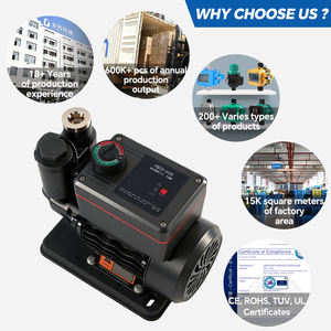 Family Home Use Auto Integrated <strong>Pump</strong> with 35m Head Lift 0.5hp Horsepower Brass Impeller 110V/220V One-piece Water <strong>Pump</strong> - Product Image 2