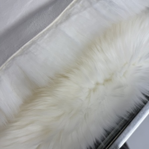 Tappeto in Vera Pelle <span class=keywords><strong>di</strong></span> Pecora Morbido Pelliccia <span class=keywords><strong>di</strong></span> Agnello Singola per Rivestimento Sedie Divani - Product Image 5