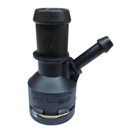 Conector de Tubería de Agua para Refrigerante 1K0122291C Compatible con VW Golf5/6 Magotan CC Sagitar Beetle Audi Octavia Superb EA888 Gen2 1.8/2.0T