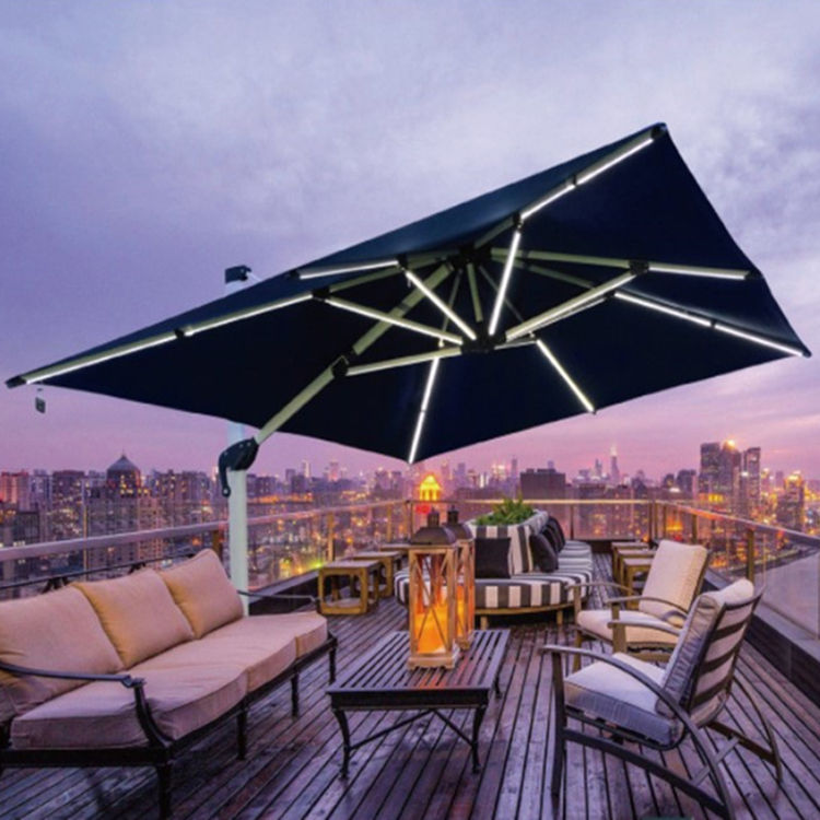 Motorized Outdoor Umbrellas Durable Smart Solutions - Main Image
