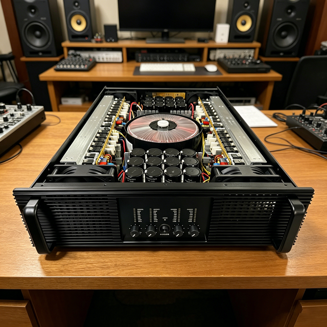 Best-selling Class TD Quad-channel 4x2000W Power Amplifier Operates Stably and Is Suitable for Long-term Continuous Operation.