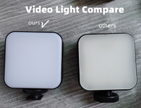 Kit vidéo pour smartphone, kit de vlogging, kit pour YouTuber avec microphone, lumière LED, trépied, télécommande pour téléphone/smartphone/appareils photo