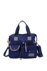 <span class=keywords><strong>Sac</strong></span> à bandoulière uni - <span class=keywords><strong>Sac</strong></span> d'école tendance de <span class=keywords><strong>style</strong></span> coréen - <span class=keywords><strong>Sac</strong></span> à <span class=keywords><strong>main</strong></span> en toile décontracté pour <span class=keywords><strong>femme</strong></span> de grande capacité - Product Image 3