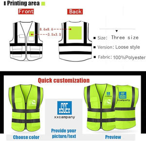 Yolite Construction vêtements de sécurité réfléchissants gilet haute visibilité Style américain gilet de sécurité haute visibilité veste de sécurité pour enfants - Product Image 4