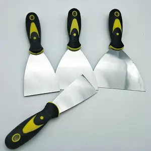 Spackle Knife Plaster Scraping Stainless Steel Pro Wallpaper Scraper Putty Knife Set