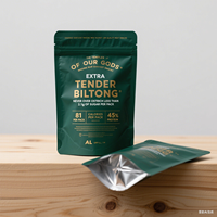 Sachets Doypack en plastique mat OPP AL PE de qualité alimentaire, étanches, pour l'emballage d'aliments pour animaux de compagnie, personnalisables, pour une fraîcheur et une longue durée de conservation