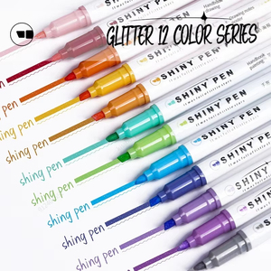 4 Couleurs/boîte Kawaii Glitter Highlighter Pen <span class=keywords><strong>Pastel</strong></span> Fine <span class=keywords><strong>Pastel</strong></span> Highlighter Marker Scrapbook Painted Stationery School Supplies - Product Image 4