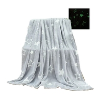 Couverture lumineuse pour enfants, couverture mignonne et lumineuse avec motif d'étoile, cadeau d'anniversaire Unique