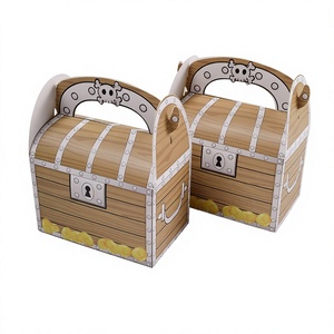 Boîte cadeau portable recyclable pour l'emballage d'aliments et <span class=keywords><strong>de</strong></span> sucre, finition brillante et mate, emballages en papier écologiques - Product Image 1