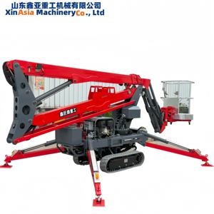 Nacelle élévatrice électrique isolée pour travaux extérieurs à haute altitude Verger Cueillette Ascenseur <span class=keywords><strong>Chariot</strong></span> articulé à araignée sur chenilles - Product Image 2