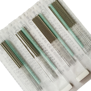 Poignée à ressort jetable <span class=keywords><strong>sans</strong></span> boucle <span class=keywords><strong>aiguille</strong></span> d'<span class=keywords><strong>acupuncture</strong></span> avec tube de guidage <span class=keywords><strong>aiguille</strong></span> d'<span class=keywords><strong>acupuncture</strong></span> 1000 pièces/boîte aiguilles chinoises - Product Image 2