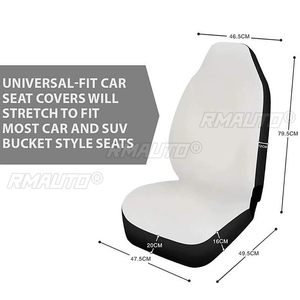 Housses de siège de voiture universelles avec impression d'animaux 3D, loup, accessoires de style automobile, housse de siège complète, protection de siège, accessoires intérieurs - Product Image 6
