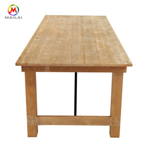 Mesa de granja de Material de madera de roble y pino personalizada de fábrica - Product Image 1