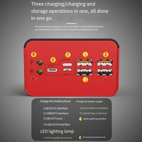 Batterie Li-Polymère MQ grande capacité 50000mAh, charge rapide, chargeur portable multi-sorties pour utilisation en extérieur