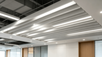 Grille de ventilation en aluminium en forme de U, 25x50mm, étanche et anticorrosion, moderne, pour hôpitaux et aéroports – Offre Spéciale
