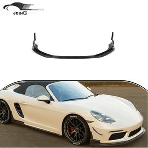 Lame de pare-choc avant en Fiber de carbone pour Porsche <span class=keywords><strong>718</strong></span> Boxster Cayman 2016 - <span class=keywords><strong>2018</strong></span> - Product Image 1