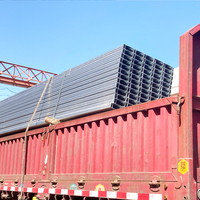 Profilé en acier galvanisé en forme de C/U/Z, ASTM A500 Q235, profilé en acier à rainures pour les constructions