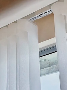 Fábrica Especializada en Personalizar Persianas Enrollables Eléctricas Inteligentes para Ventanas Francesas, Diseño de Plantas, 100% Poliéster Ignífugo - Product Image 4