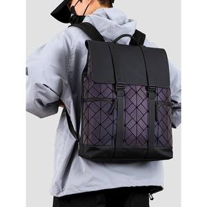 2025 Unisex High-End Laptop <b>Backpack</b> with Large Capacity Trendy Diamond Pattern New Trade Style <b>for</b> Students - Product Image 2