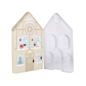 Boîte d'emballage de luxe faite à la main <span class=keywords><strong>vide</strong></span> bougie bonbons emballage 12 jours calendrier de l'avent boîte-cadeau de noël - Product Image 4