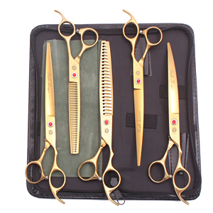 Purple Dragon 8 "professionnel chien <span class=keywords><strong>chat</strong></span> toilettage ciseaux amincissement cisailles japonais en acier inoxydable tranchant lames de précision 3005 - Product Image 3