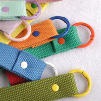 Cordon coloré vierge de 25 mm de haute qualité, style coréen, pour DIY, ceinture en toile, porte-clés, étiquette de bagage, pendentif de sac