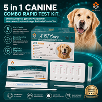 Kit de test rapide combiné antigénique pour le virus de la maladie de Carré canine et le virus de la parvovirose (CDV CPV Ag) – Cassette rapide – Échantillon gratuit – Fournisseur OEM – Kit d'exportation