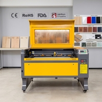 ActionLasers Nouveau Modèle 9060 Découpeuse et Graveuse Laser CO2 avec Caméra CCD Mise au Point Automatique Machine CNC Haute Puissance 150W pour Acrylique Bois Cuir