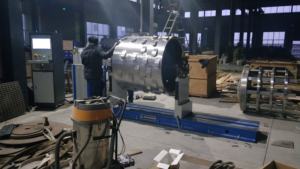 Zuführwalzen-Trommel-Chipping-Rotor-Aus wucht maschine Mehrsprachiges <span class=keywords><strong>System</strong></span> Stufenlose Geschwindigkeit regelungs vorrichtung mit variabler Frequenz - Product Image 4